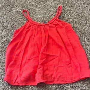 BRAND NEW Women's Pink Sleeveless Braided Strap Tank Top